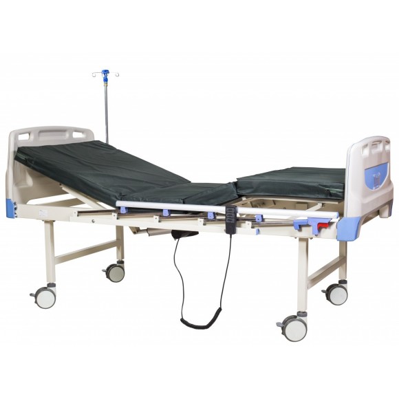 Ліжко медичне електричне А-25Р 4-секційне на колесах